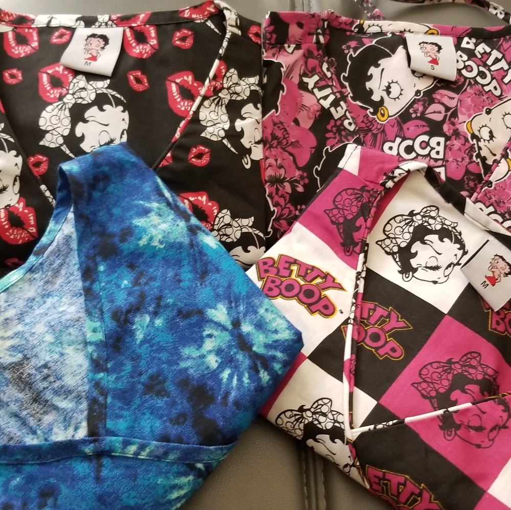 Scrub tops